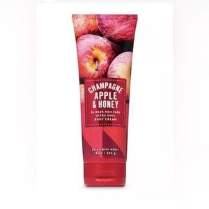 Bath & Body Works Champagne Apple & Honey 24 HR Moisture Body Cream 8oz NEW